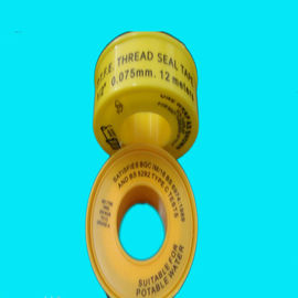 Potable water PTFE Tape ( Tape) 12mmx0.075mm x12m Density:0.35g/cm3 supplier