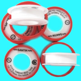 PTFE thread Seal Tape , Tape 12mmx0.075mm x10m Density:0.35g/cm3 SANTIK Brand supplier